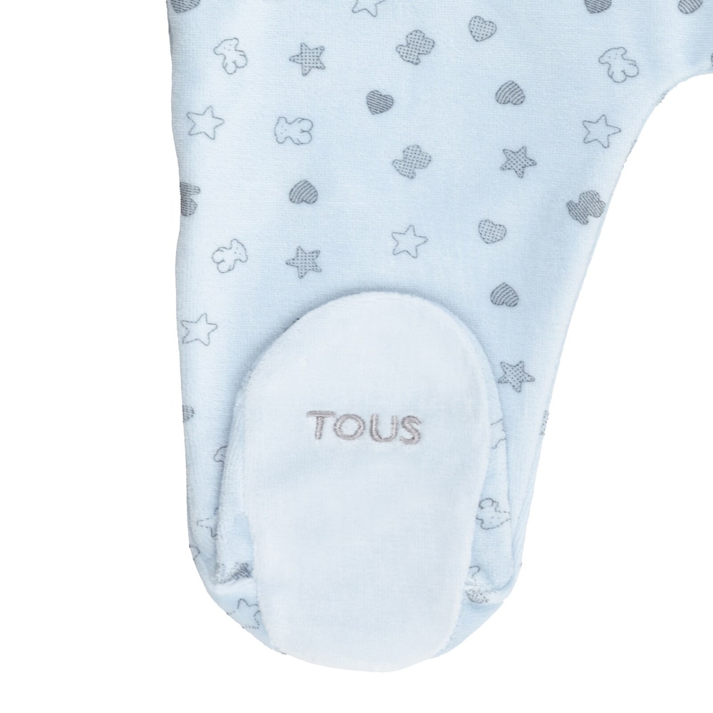 Baby Bear onesie in Sky Blue