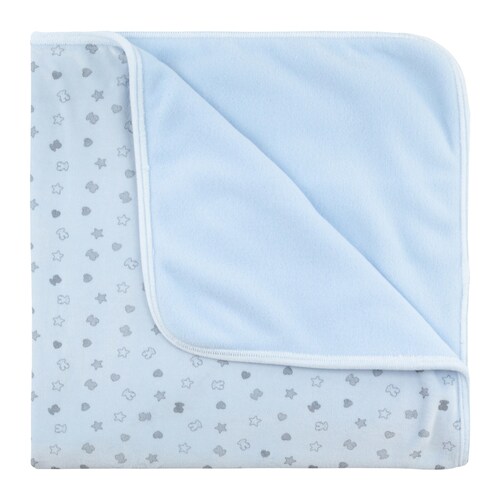 Baby Bear swaddle blanket in Sky Blue