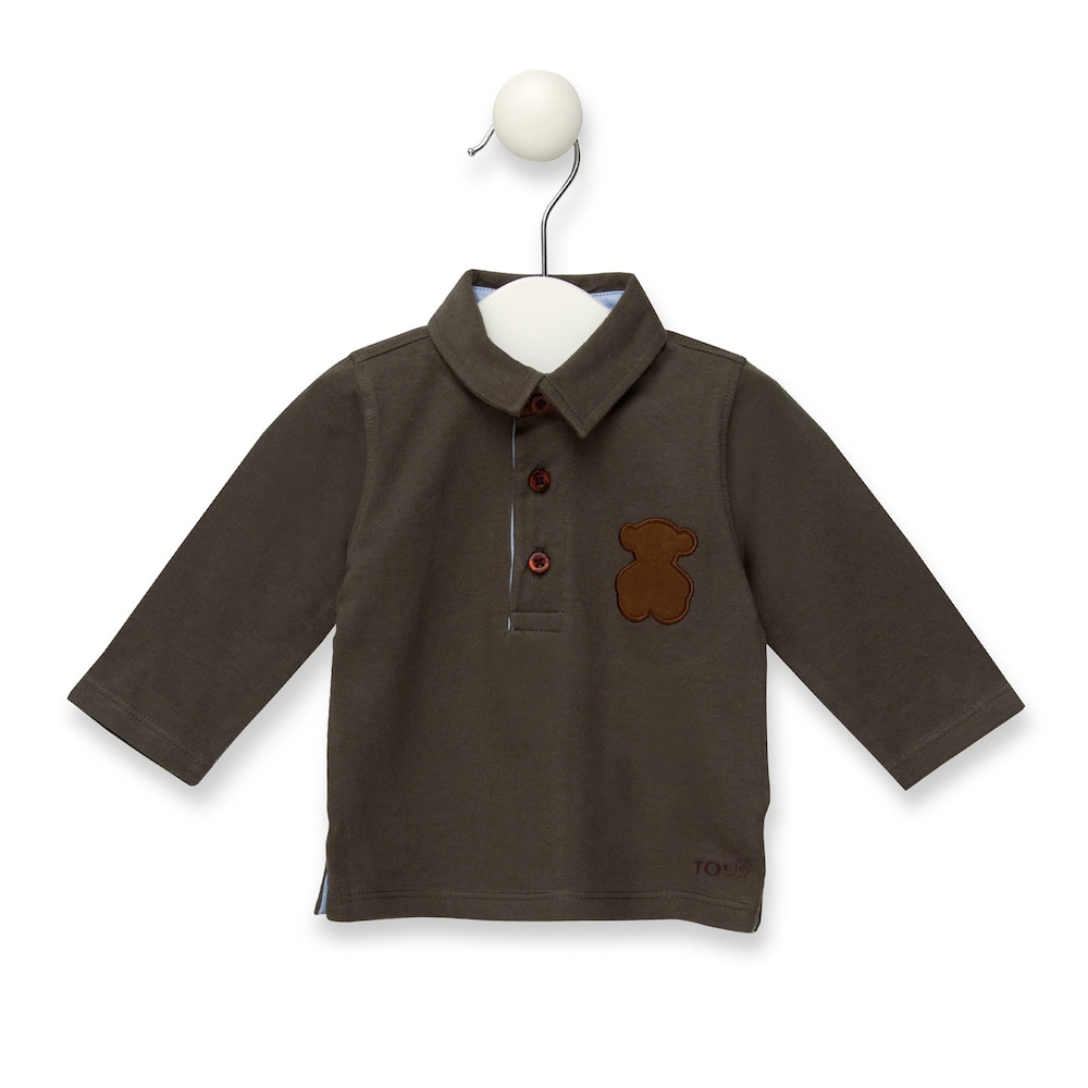 Polo M/L de menino Casual &Uacute;nica