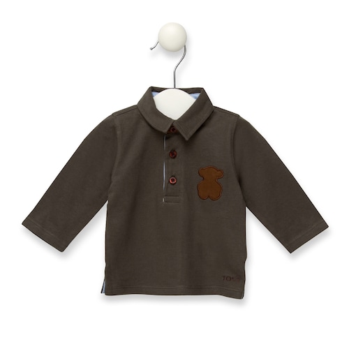 Polo M/L de menino Casual &Uacute;nica