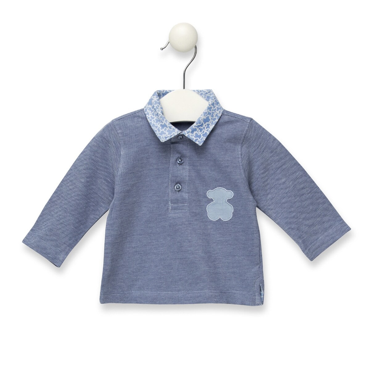 Tous - Polo M/L De Niño Casual Azul Celeste - U
