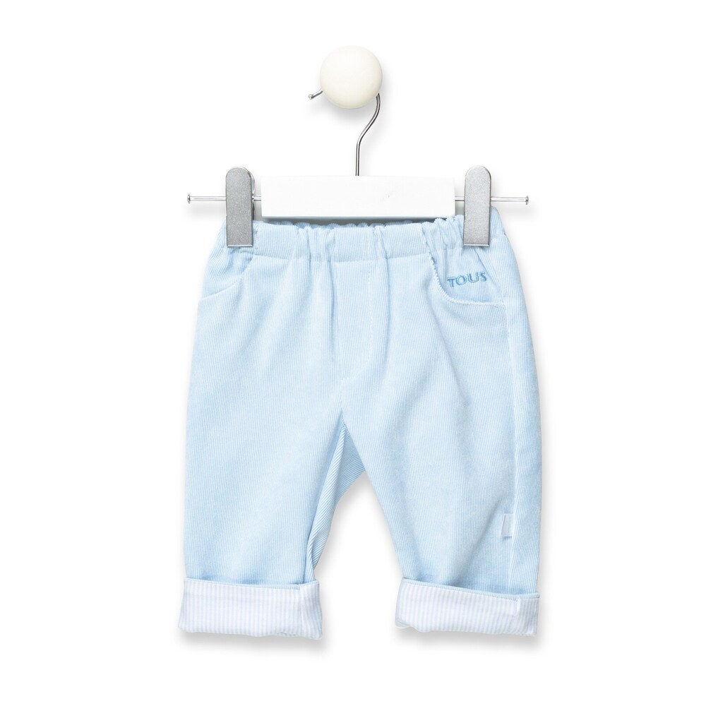 Conjunto camisa y pantal&oacute;n Cord Blanco Azul cel