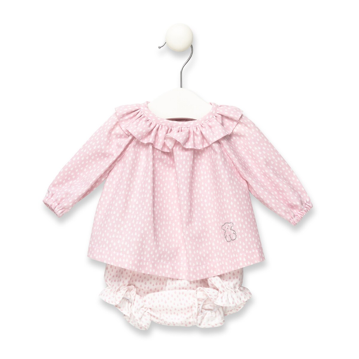 Conjunto Blusa Y Pololo Drip Rosa - Único