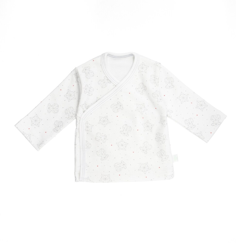 Galaxy newborn T-shirt in White