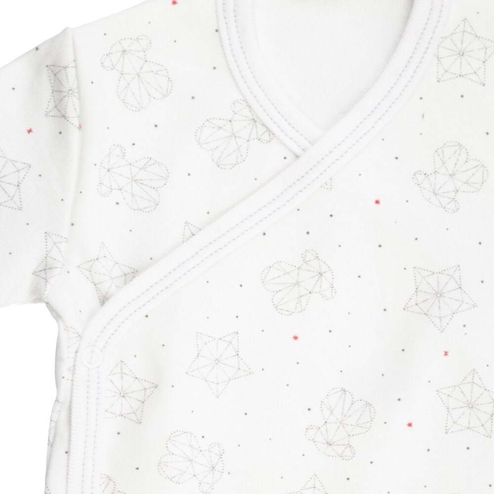 Galaxy newborn T-shirt in White