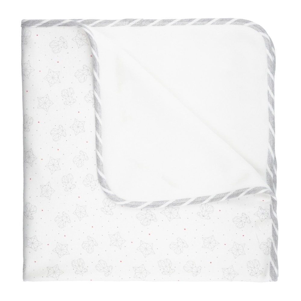 Galaxy swaddle blanket in White