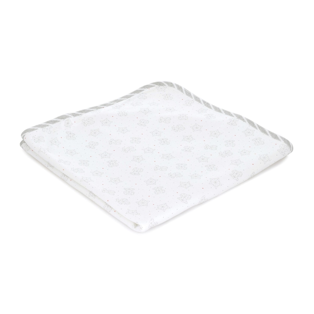 Galaxy swaddle blanket in White