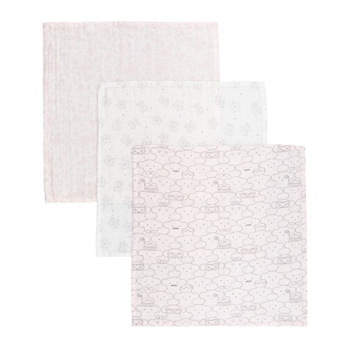 Set of mini gauzes in Pink image number 0