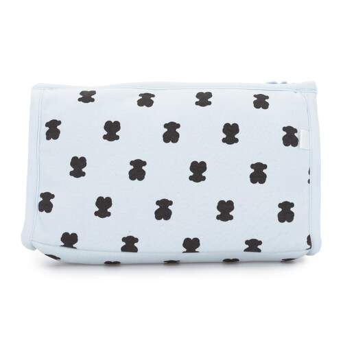 Multi Bear toilet bag in Sky Blue
