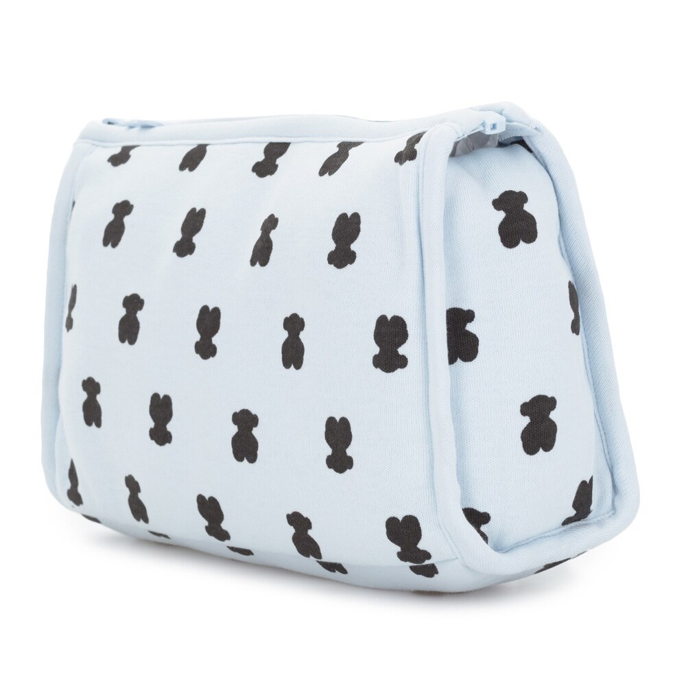 Multi Bear toilet bag in Sky Blue