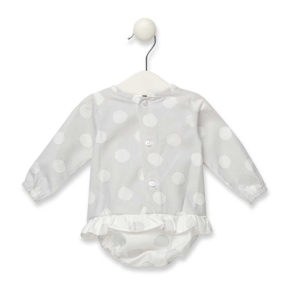 Body con volante Orbed Gris