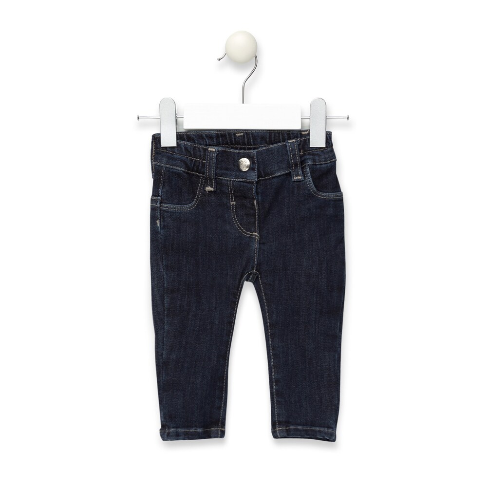 Pant girl&rsquo;s skinny jeans in Denim Navy Blue