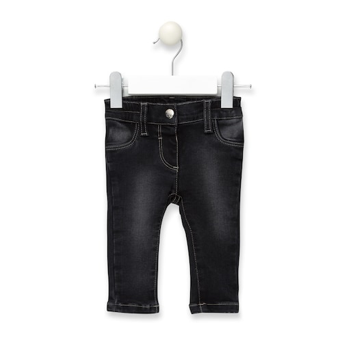 Jeans skinny de menina Pant Negros