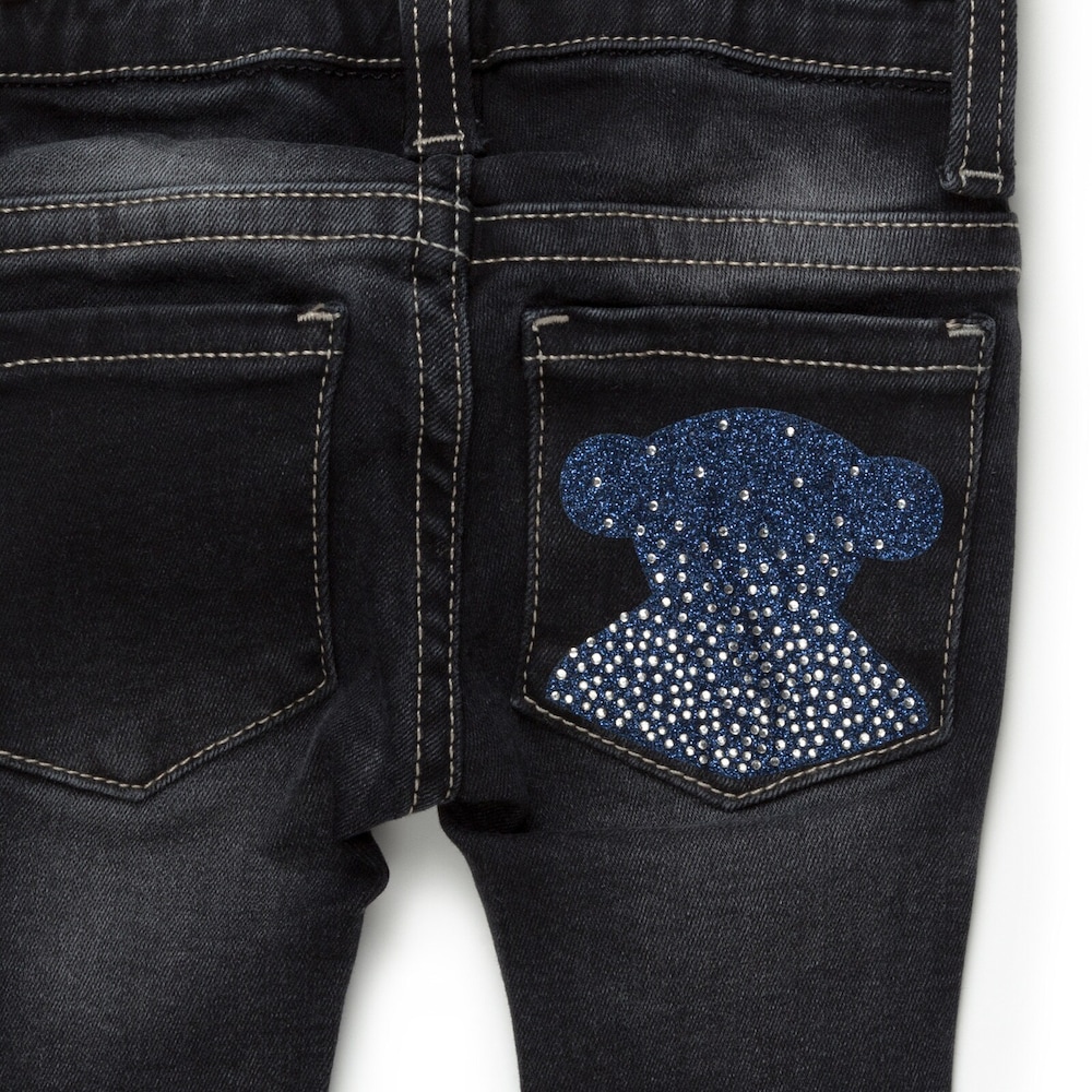 Pant girl&rsquo;s skinny jeans in Black