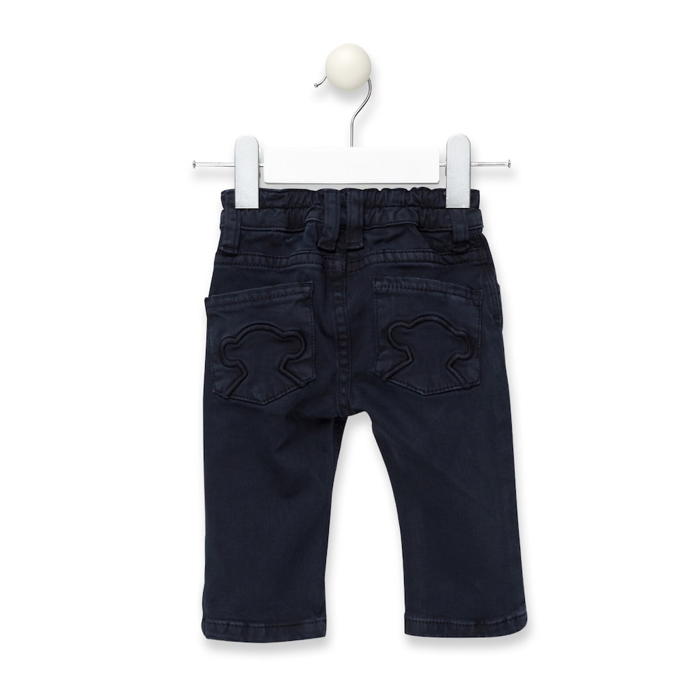 Pant boy&rsquo;s slim trousers in Navy Blue