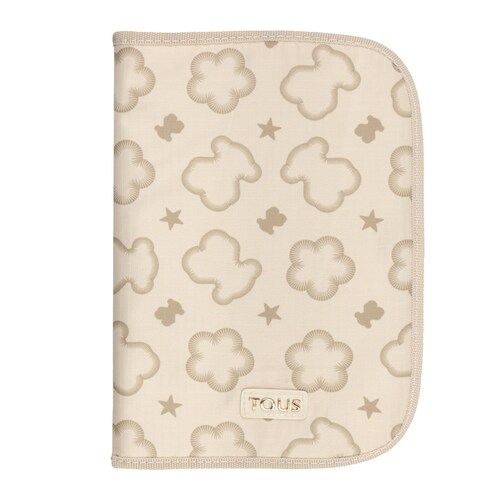 Portadocumentos Tec Glitter Beige image number 0