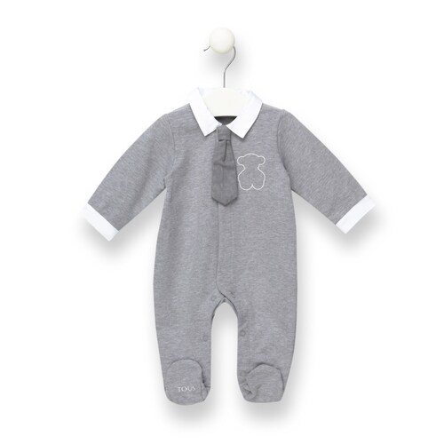 Pelele corbata Week Gris image number 0