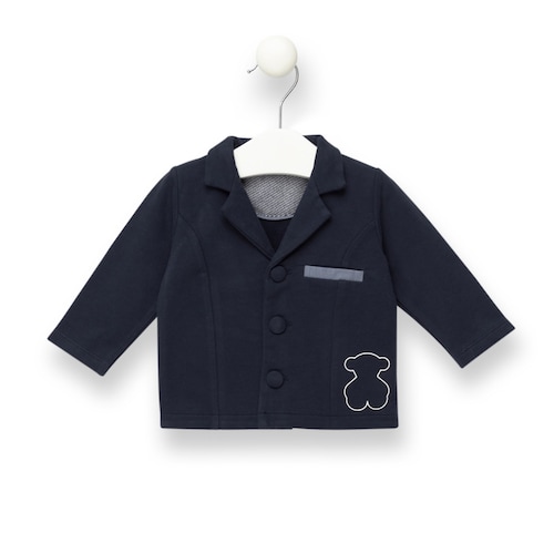 Week 3-button sports jacket in Navy Blue