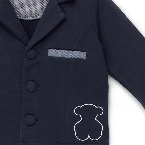 Week 3-button sports jacket in Navy Blue