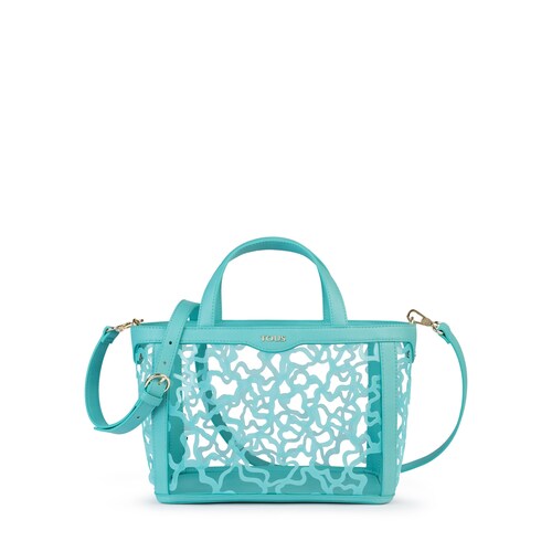 Kleine Tragetasche Kaos Shock aus Vinyl in Minzgrün image number 0