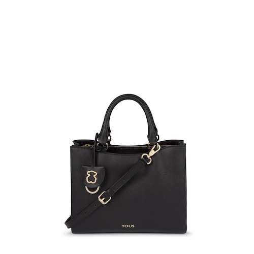 Small black Leather Odalis City bag