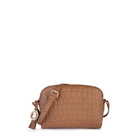 Bandolera Sherton de Piel marrón