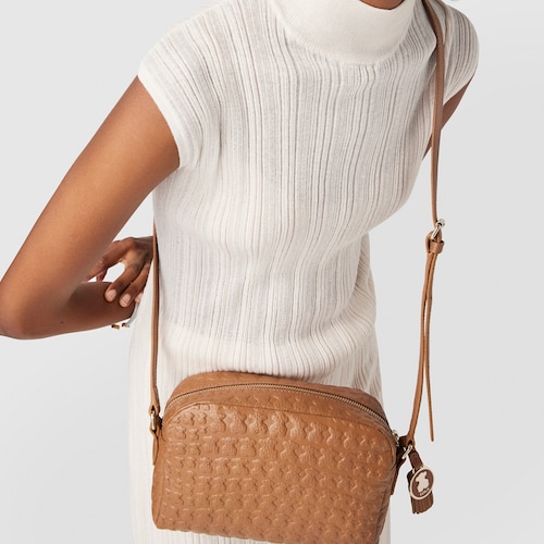 Brown Leather Sherton Crossbody bag