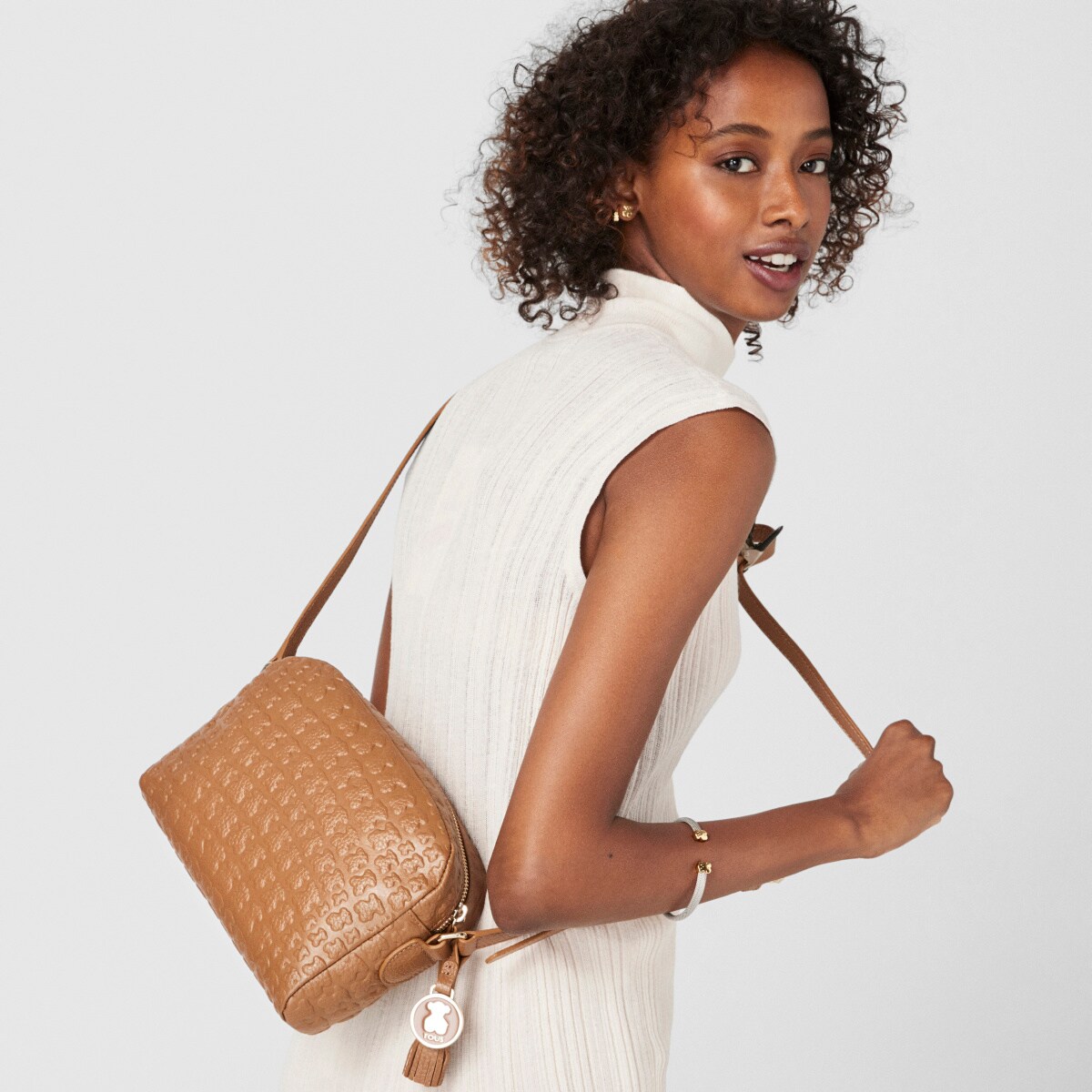 Brown Leather Sherton Crossbody bag