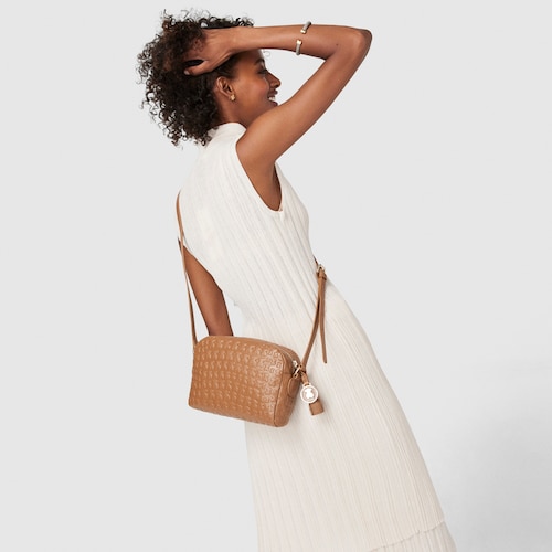 Brown Leather Sherton Crossbody bag