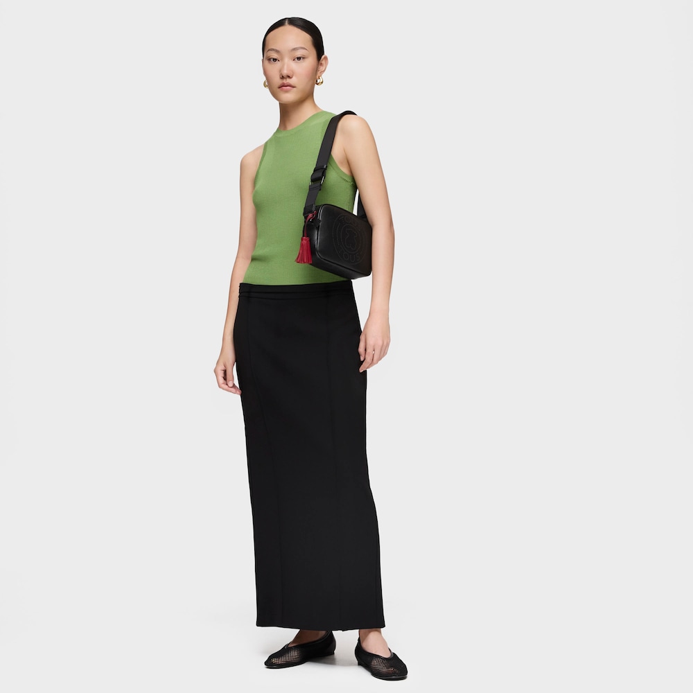 Small leather black Leissa crossbody bag image number 4