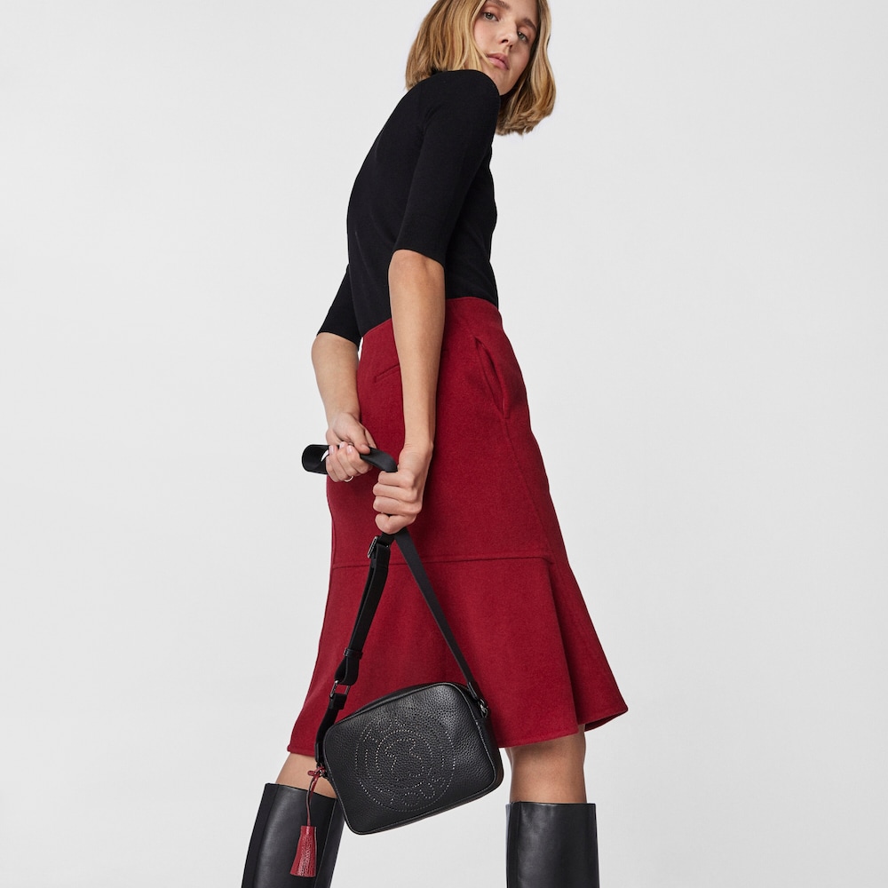 Small leather black Leissa crossbody bag image number 5