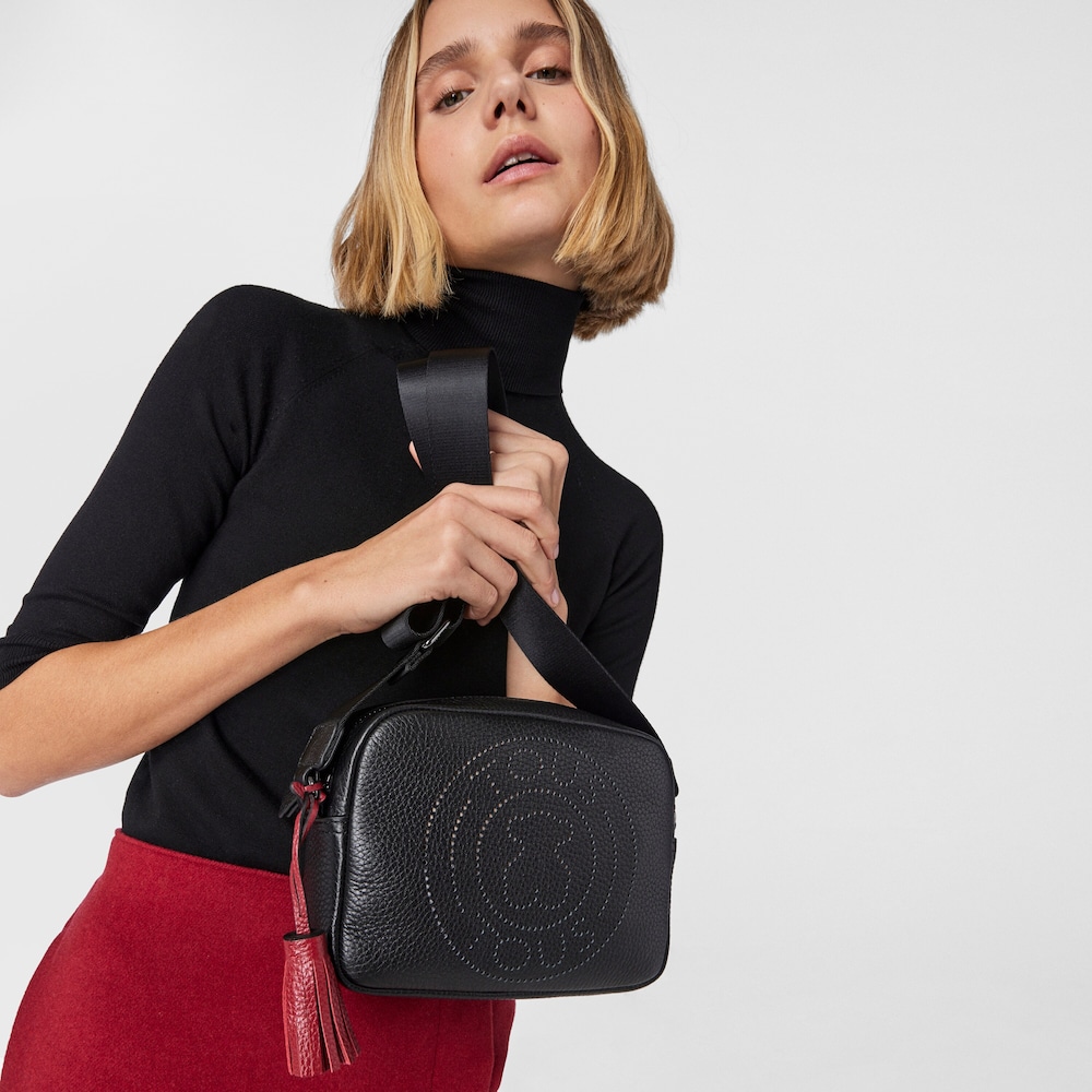 Small leather black Leissa crossbody bag image number 6