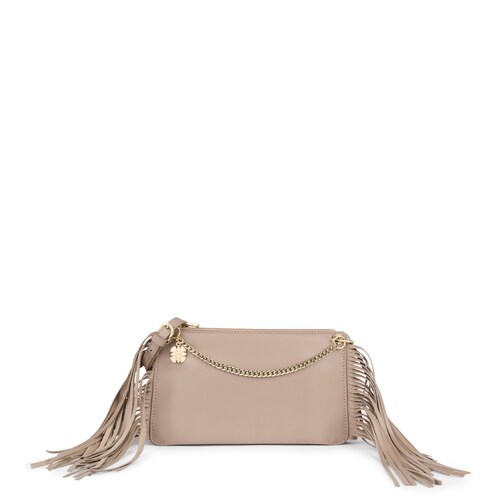 Bandolera New Liz Fringes topo de piel TOUS