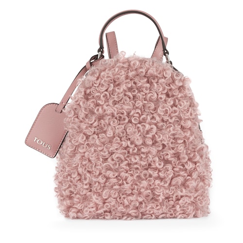 Small antique pink Dulzena Ritzo backpack