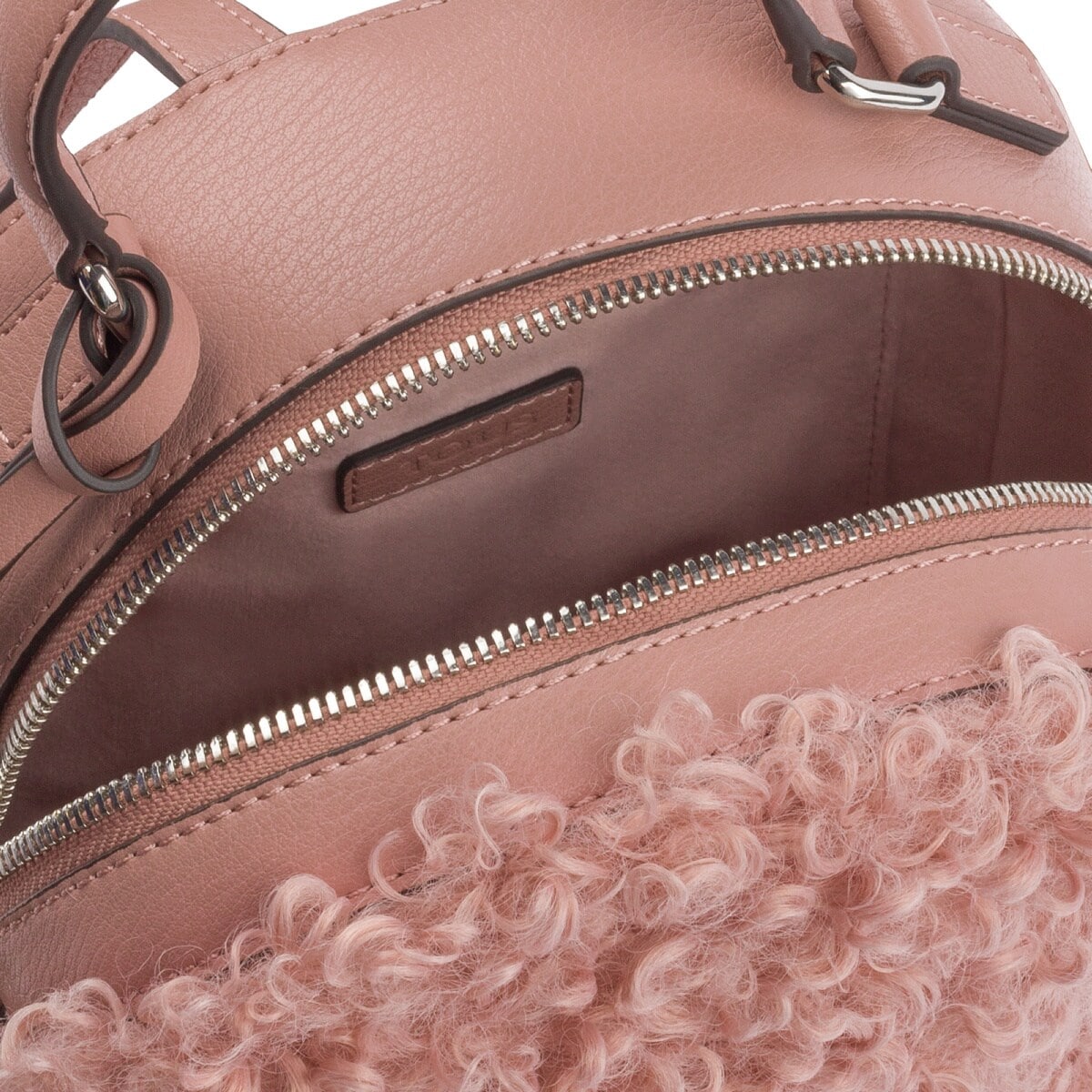 Small antique pink Dulzena Ritzo backpack