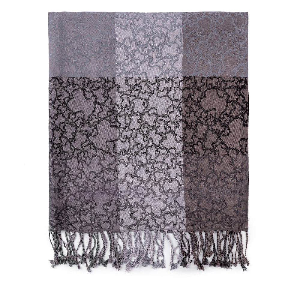 Foulard Kaos en color negro-gris