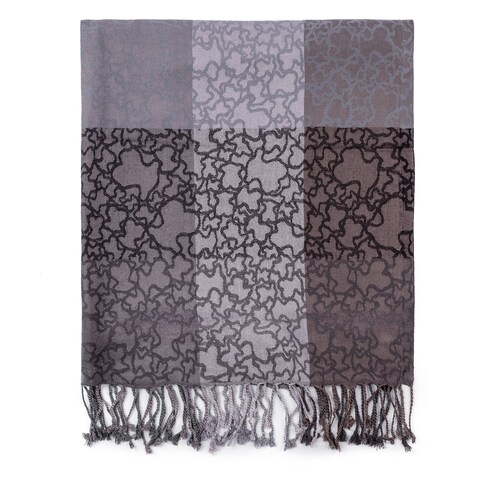 Foulard Kaos en color negro-gris image number 0