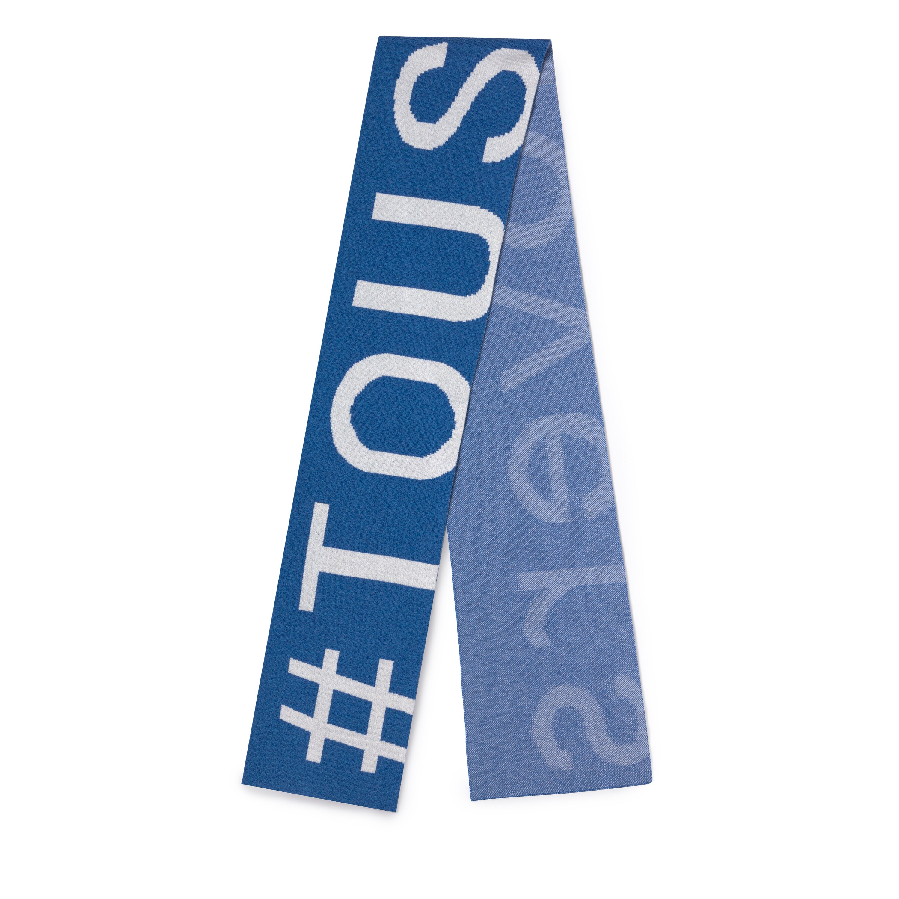 Blue Tous Lovers Jcq scarf