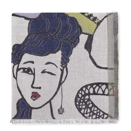 Foulard Tous Tribe Jacquard multicolore image number 0