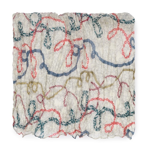 Multicolored Cadenas Plis foulard image number 0
