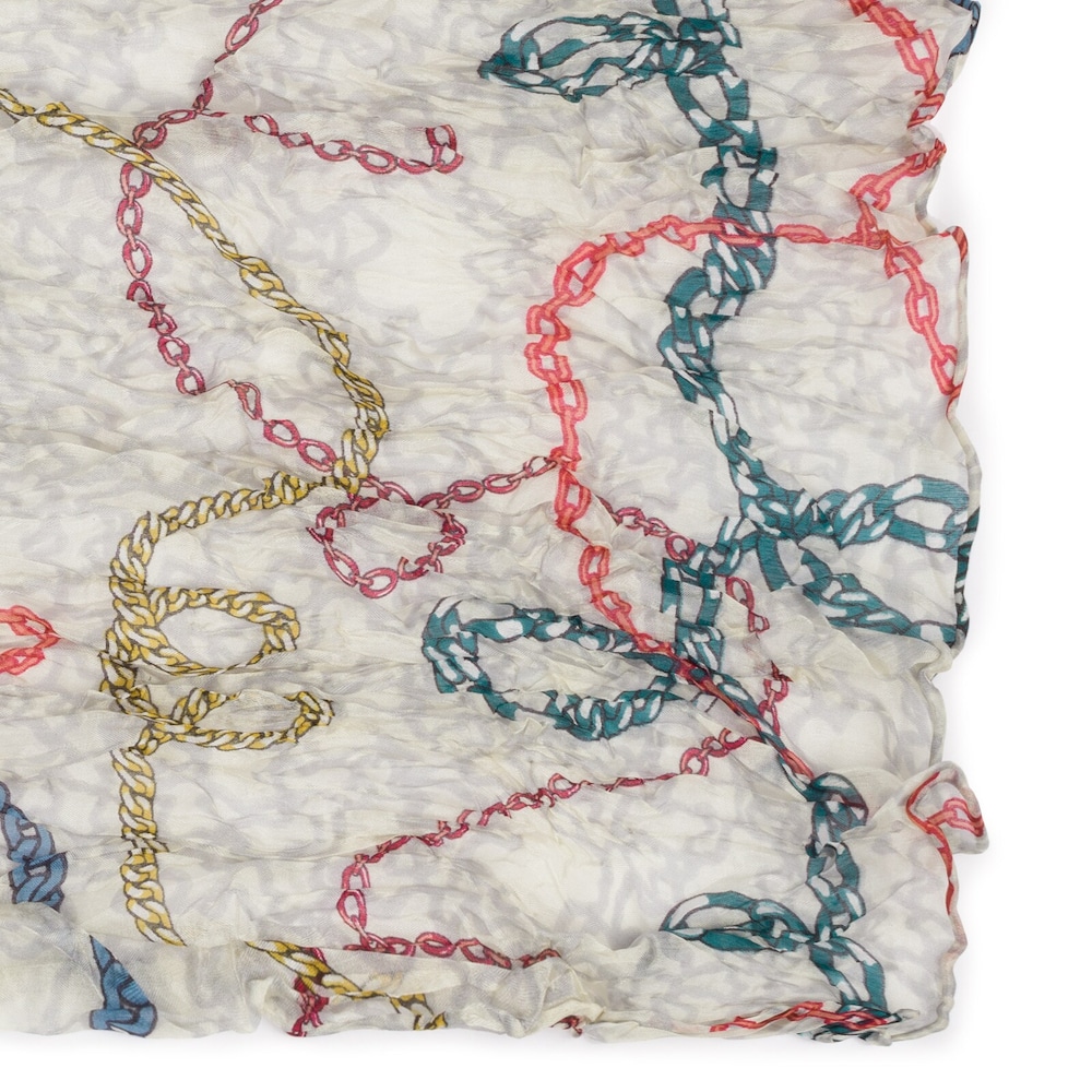 Foulard Kaos Mini Cadenas Plis multicolor