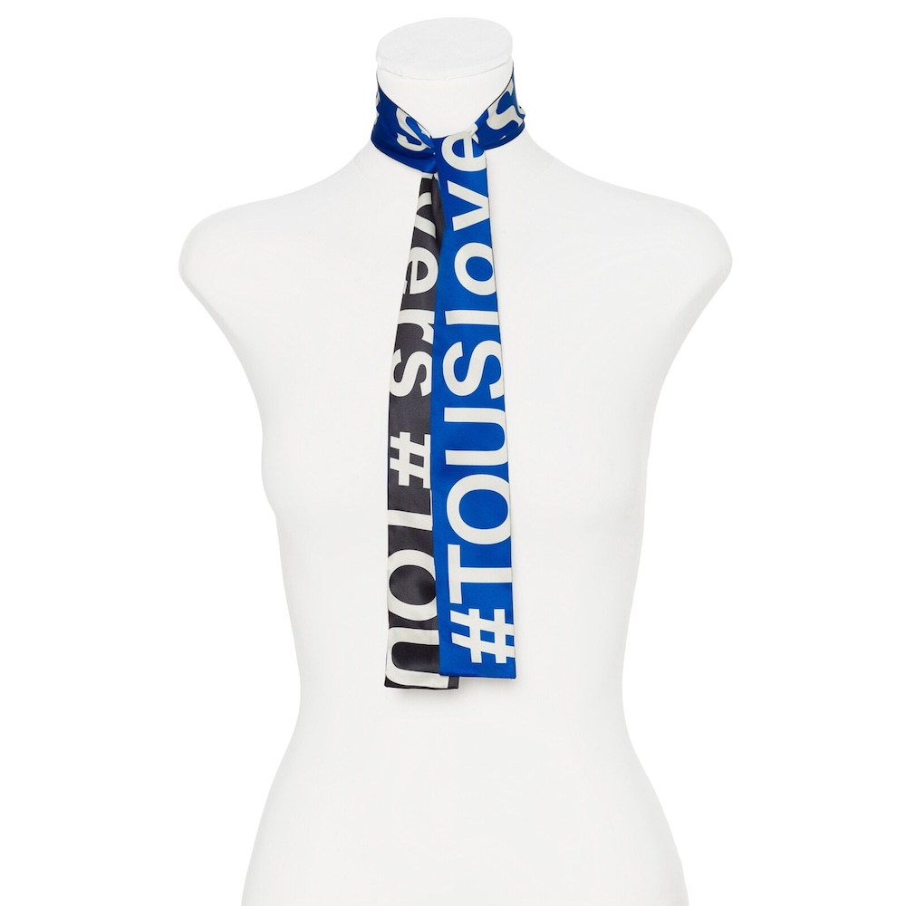 Foulard Tous Lovers azul-negro