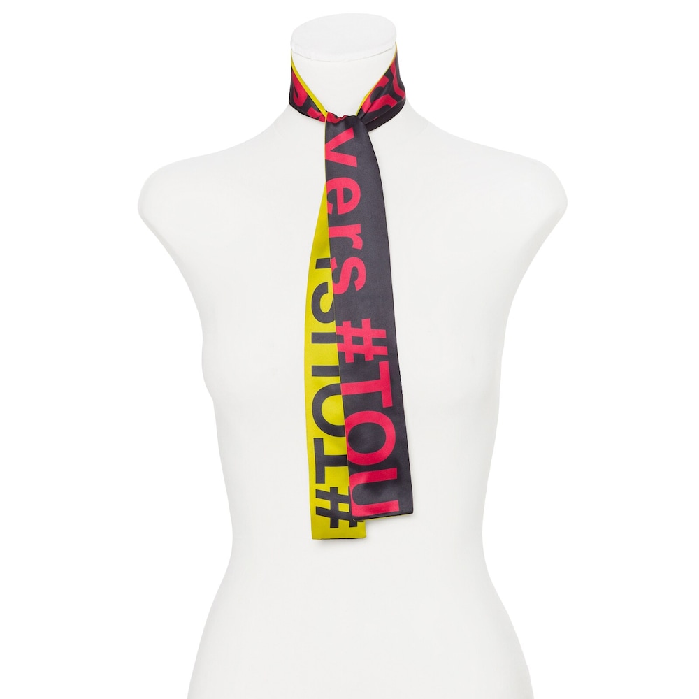 Foulard Tous Lovers fucsia-negro image number 2