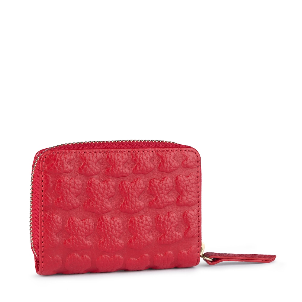 Medium red Leather Sherton Change purse