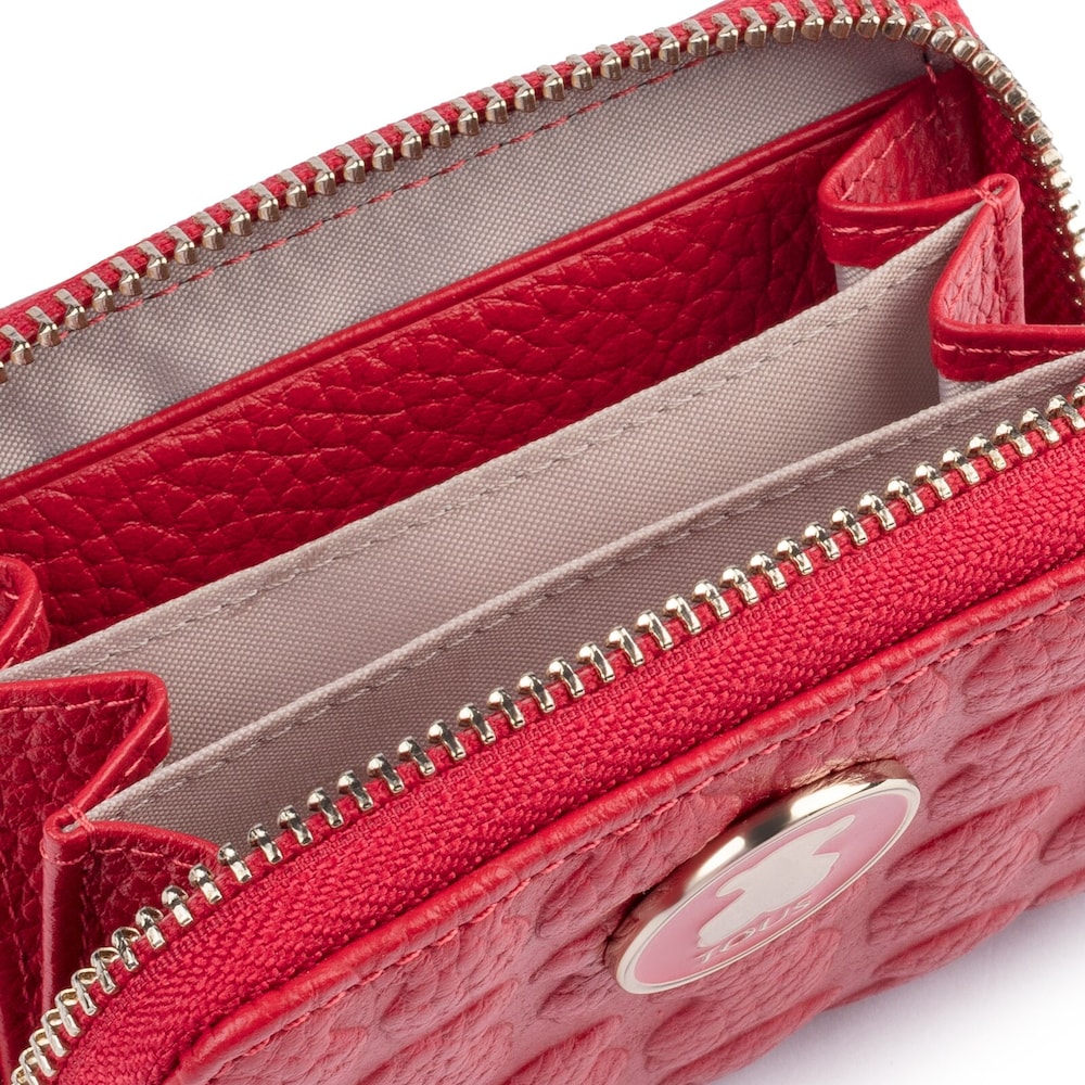 Monedero mediano Sherton de Piel roja image number 2