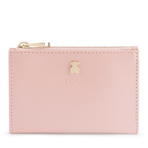 Monedero-tarjetero Dorp antique rosa
