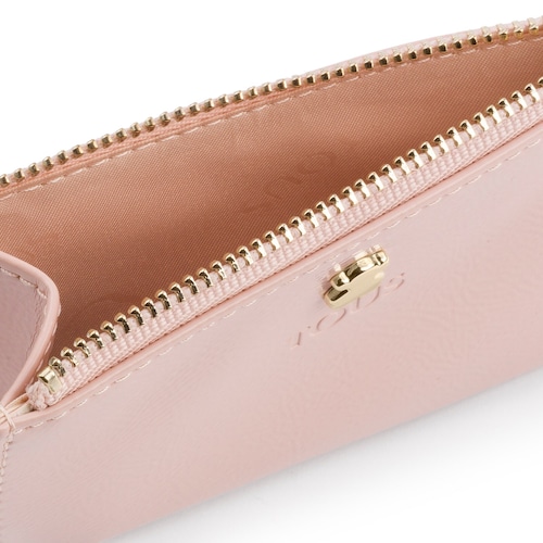 Monedero-tarjetero Dorp antique rosa