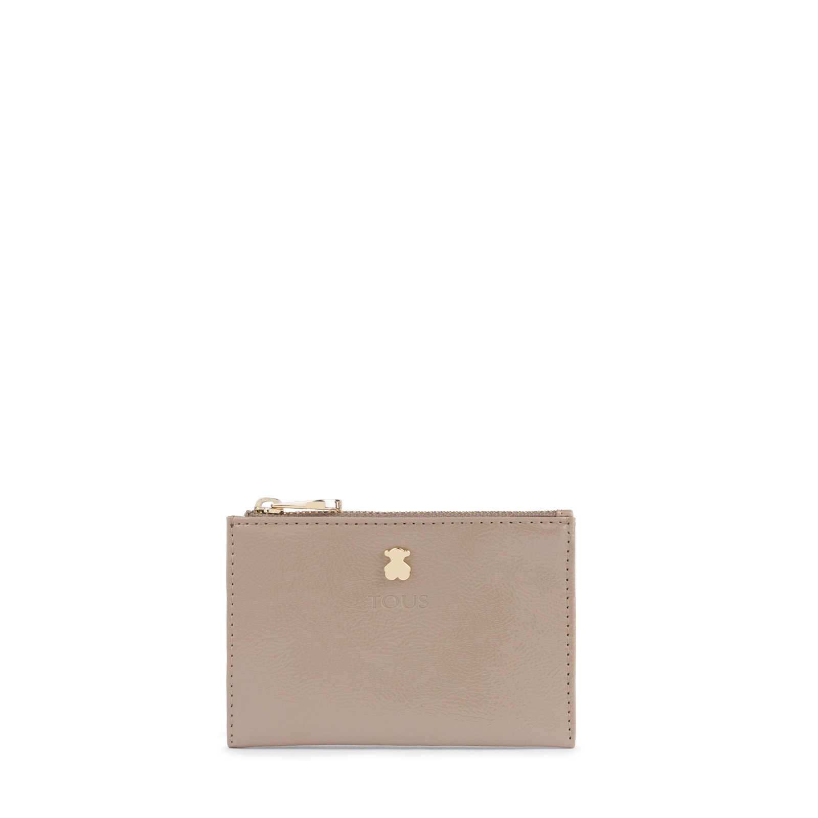 Taupe Dorp wallet-cardholder | TOUS