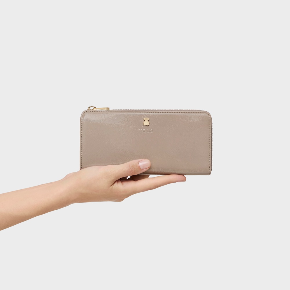 Medium taupe Dorp wallet