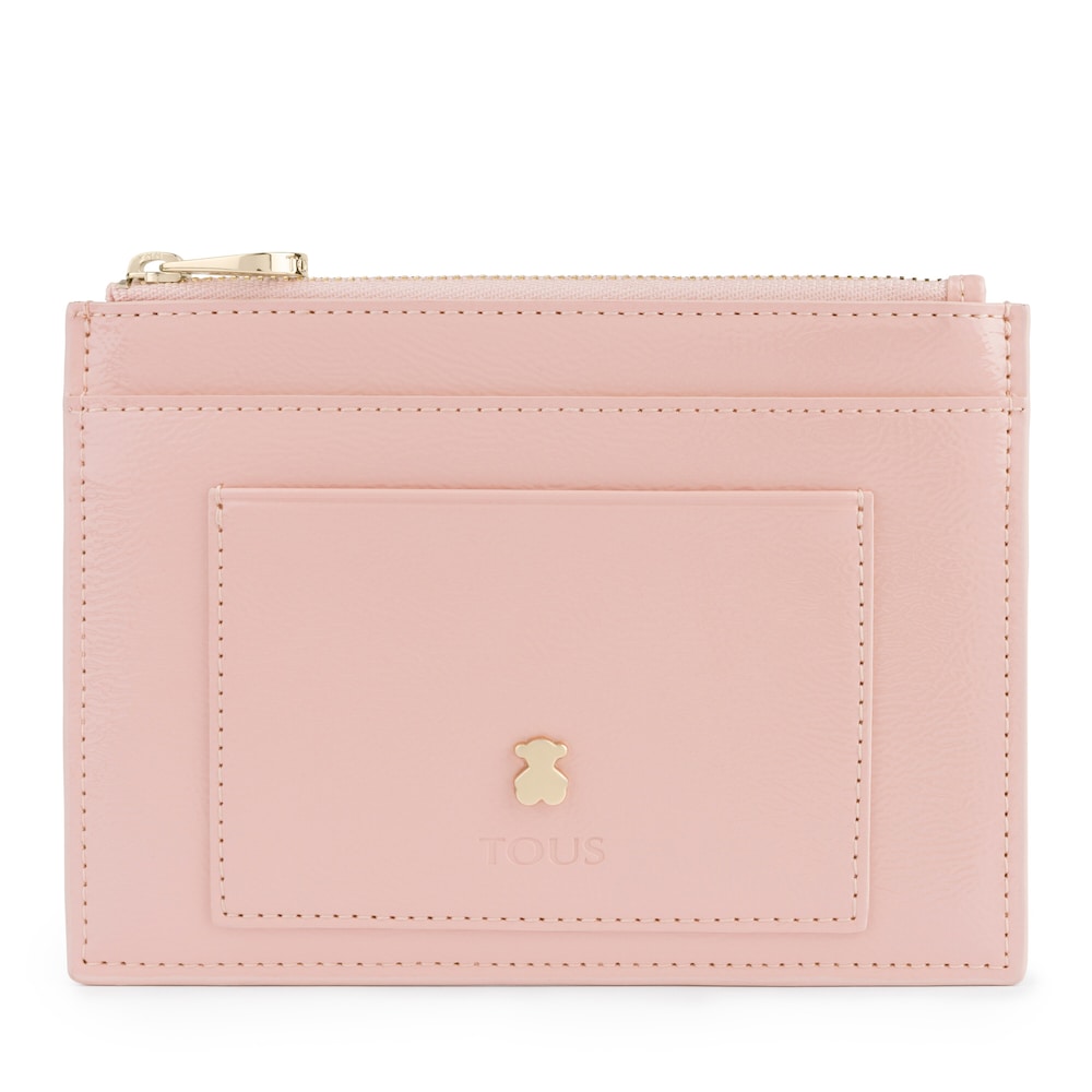 Cartera plana Dorp antique rosa